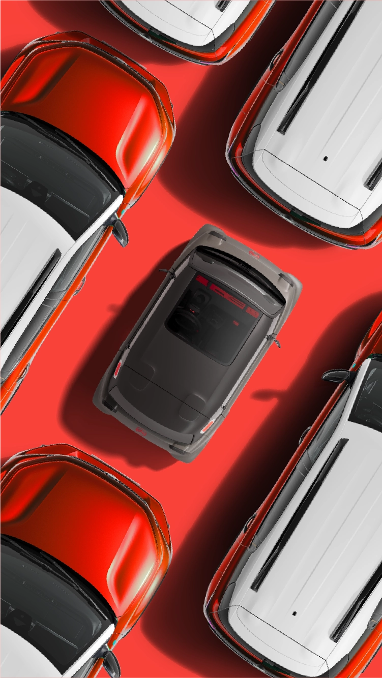 Top view Citroën Ami shows compact safe reliable electric design offering innovative urban mobility freedom