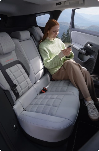 Innenraum-Heckansicht C5 Aircross zeigt XL-Raum, Komfort, well‑being und Premium-SitzDesign